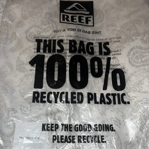 REEF Twinpin Mens Brown/Tan Vegan Leather Flip Flop/Sandal | NEW/NWT!! ☀️🌊🏝️ - Picture 8 of 11